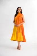 Roshni: Satin A-line Dress