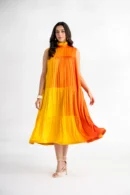 Roshni: Satin A-line Dress