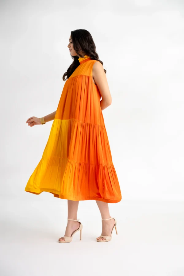 Roshni: Satin A-line Dress - Image 3