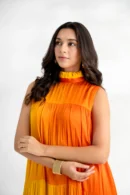 Roshni: Satin A-line Dress