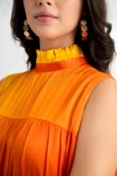 Roshni: Satin A-line Dress