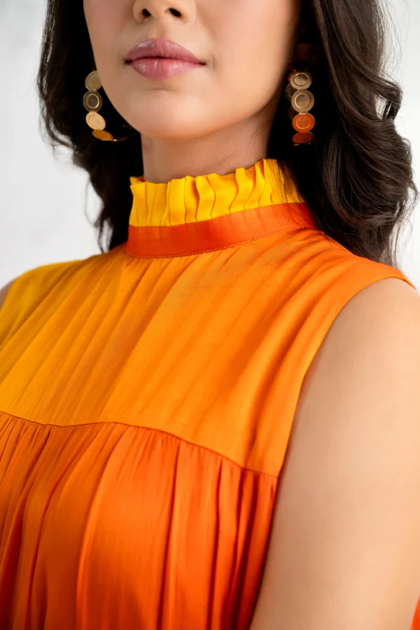 Roshni: Satin A-line Dress - Image 5