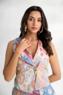 Rangoli — Ikat Print Waistcoat