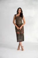 Advika - Tribal Print Corset Top