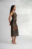 Advika - Tribal Print Corset Top