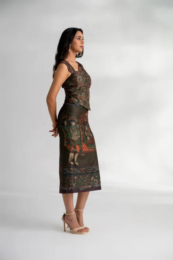 Advika - Tribal Print Corset Top - Image 6