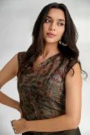 Advika - Tribal Print Corset Top