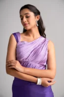 Zaara — Satin Drape Dress