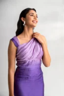 Zaara — Satin Drape Dress