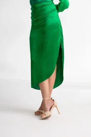 Haritima Light Green Drape Skirt