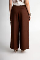 Choco-Brown Flared Trousers