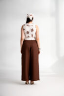 Choco-Brown Flared Trousers