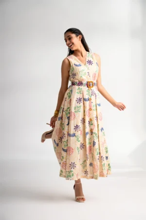 Bahaar- Fit & Flare dress