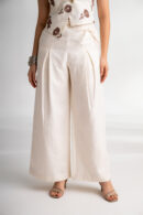 White Flared Trousers